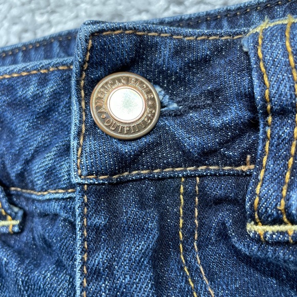 American Eagle Shorts Womens 2 Patriotic Flag Pockets Red White Blue Holiday - Picture 2 of 5